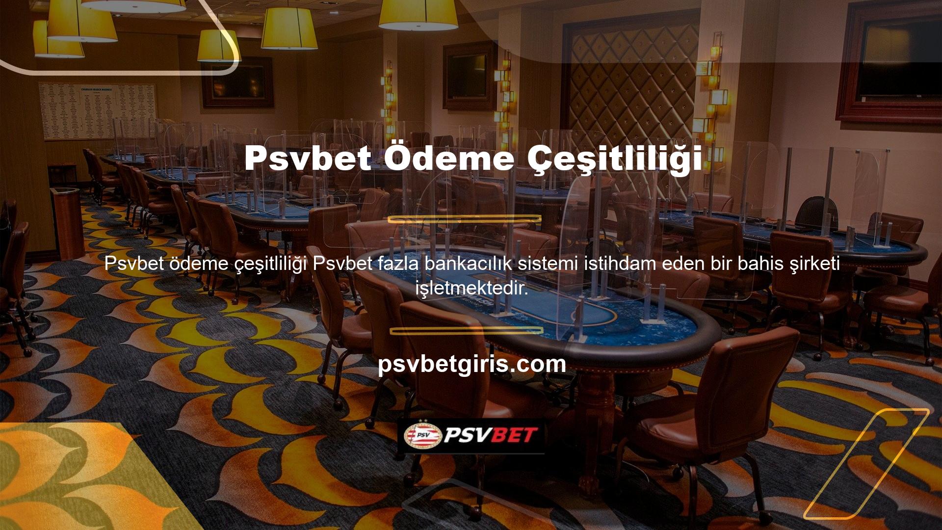 Tüm bankacılık yöntemlerinde, oyuncular paralarını yönetmek için mevduat ve para çekme işlemleri yapabilirler